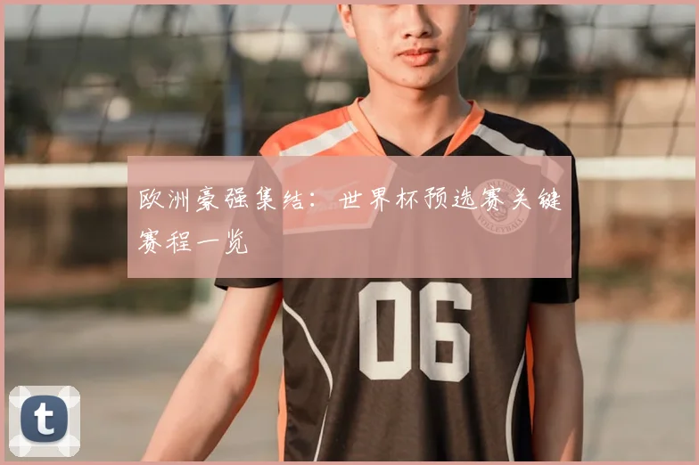 欧洲豪强集结:世界杯预选赛关键赛程一览